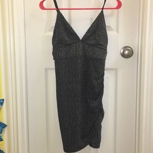 Forever 21 metallic bodycon dress